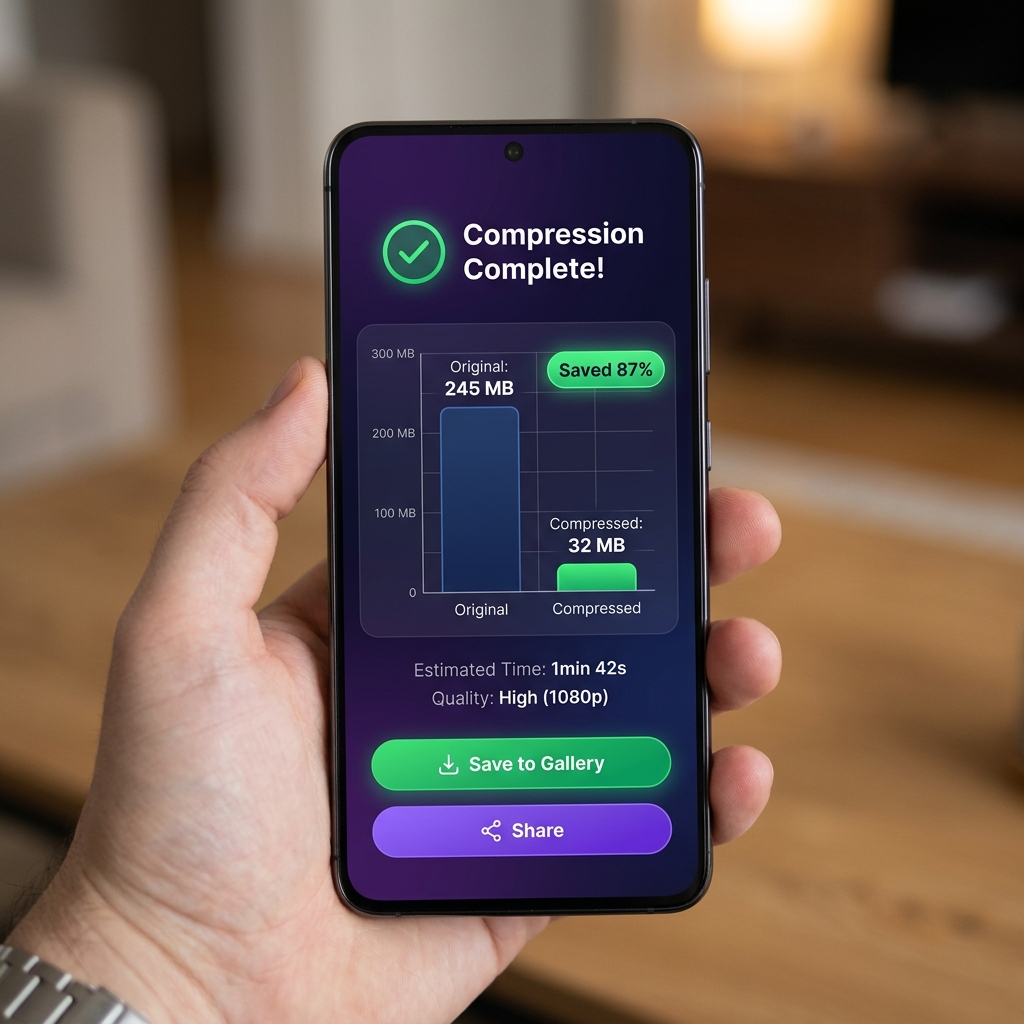 Compression result